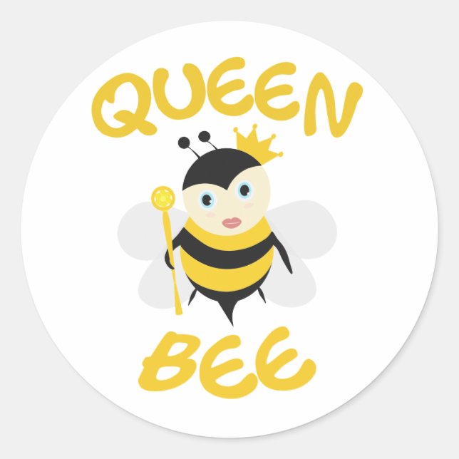 Sticker Rond Queen Bee (Devant)