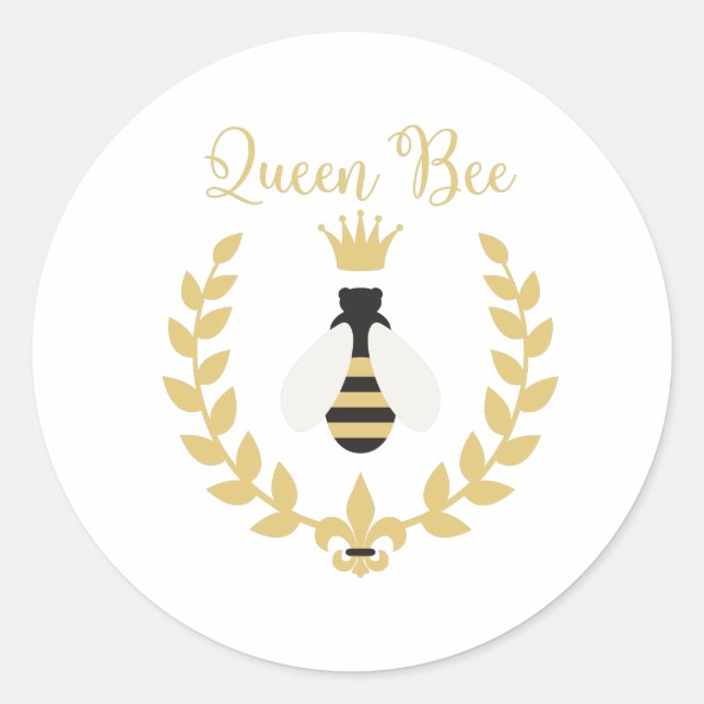 Sticker Rond Queen Bee (Devant)
