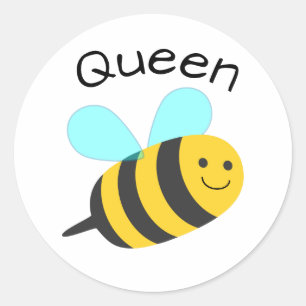 Sticker Rond Queen Bee
