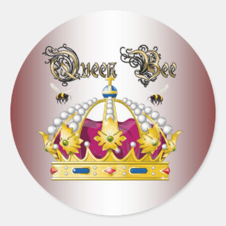 Sticker Rond Queen Bee #2