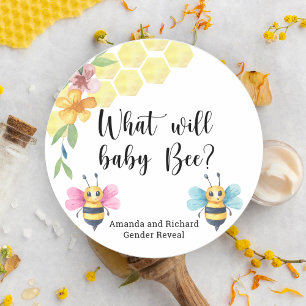 Sticker Rond Quel sera bébé