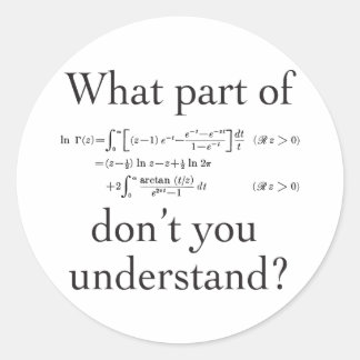 Sticker Rond Quelle partie de...