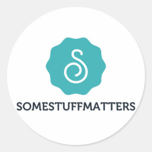 Sticker Rond Quelques sujets de substance : L'autocollant