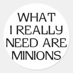 Sticker Rond Quels Minions
