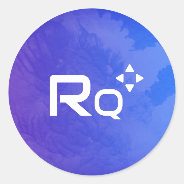 Sticker Rond Quête de Raphael - chaîne Youtube officielle (Devant)