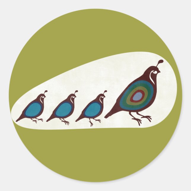 Sticker Rond Queue (Devant)