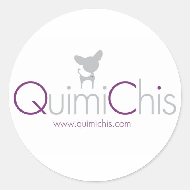 Sticker Rond Quimichis banner (Devant)