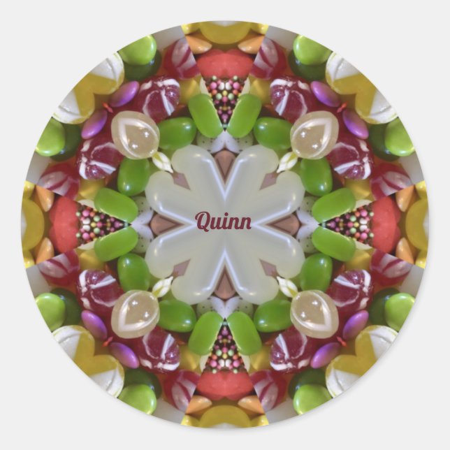 STICKER ROND QUINN ~ BANDE DE PÂQUES ~ (Devant)