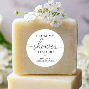 Sticker Rond Quinn De Ma Douche À Ton Savon