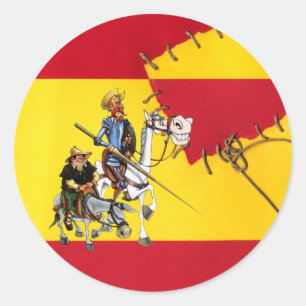 Sticker Rond @QUIXOTEdotTV