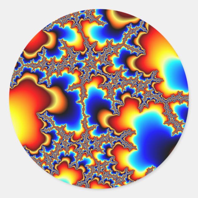 Sticker Rond Quoi de neuf ? (Devant)