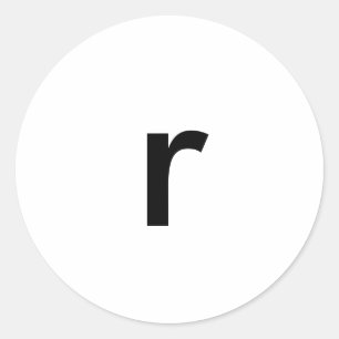 Sticker Rond r