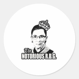 Sticker Rond R.B.G. de triste renommée