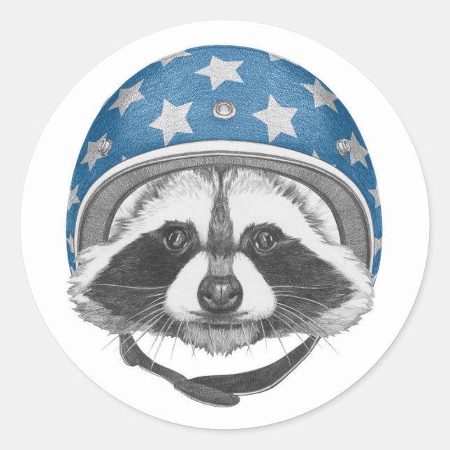 Sticker Rond Racco Daredevil (Devant)