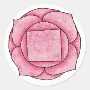 Sticker Rond Racine Chakra
