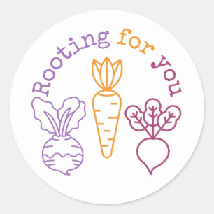 Sticker Rond Racine-toi