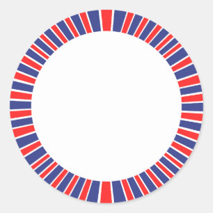 Sticker Rond Radiant Joyeux 4 juillet
