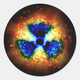 Sticker Rond radioactif