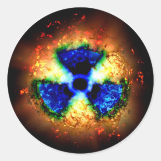 Sticker Rond radioactif