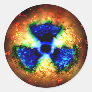 Sticker Rond radioactif