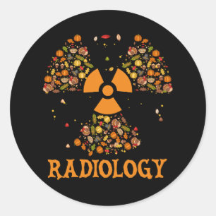 Sticker Rond Radiologie automne Thanksgiving radiologue Xray Te
