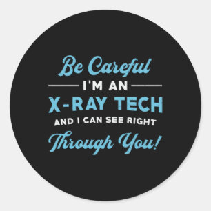 Sticker Rond Radiologie Technique Je suis Radiologue Radiologie