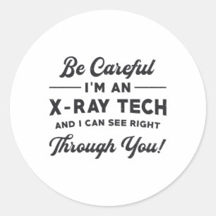Sticker Rond Radiologie Technologue Radiologiste Je suis un rad