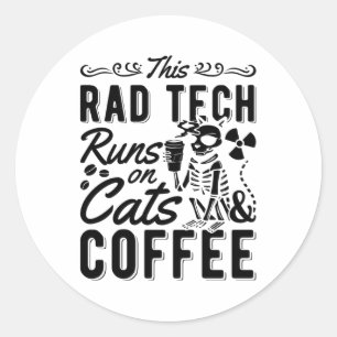 Sticker Rond Radiologie Xray Ce Rad Tech Fait Fonctionner Des C
