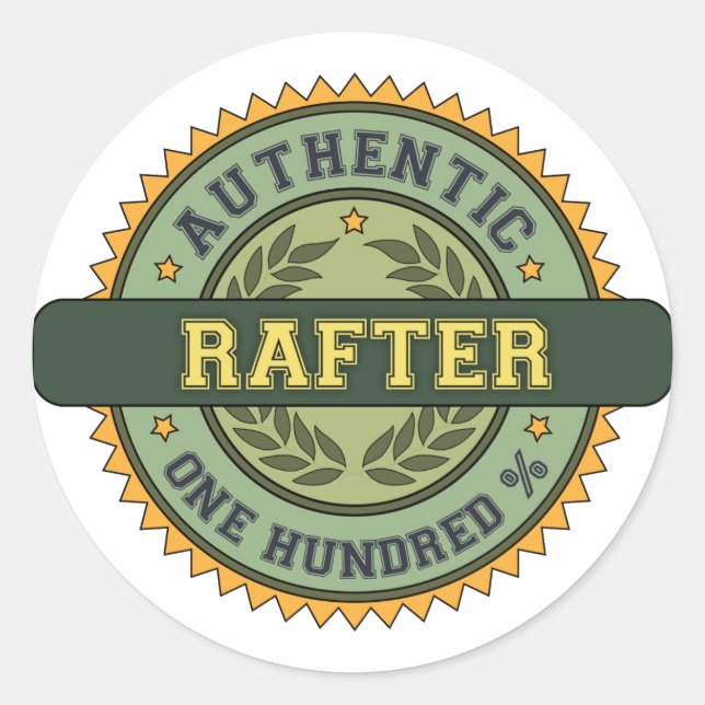 Sticker Rond Rafter authentique (Devant)