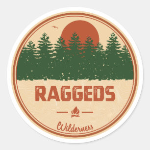 Sticker Rond Raggeds Wilderness Colorado