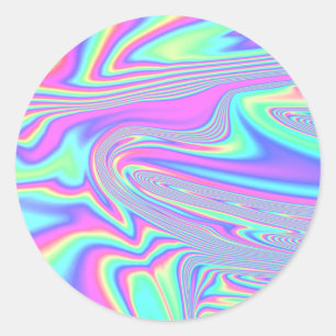 STICKER ROND RAINBOUR