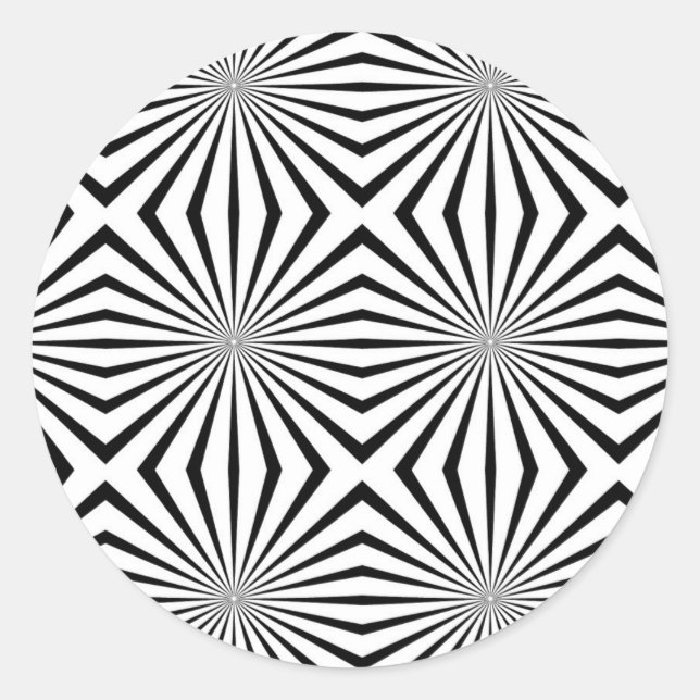 Sticker Rond Rainbowvérité Live Hallucinations Illusion optique (Devant)