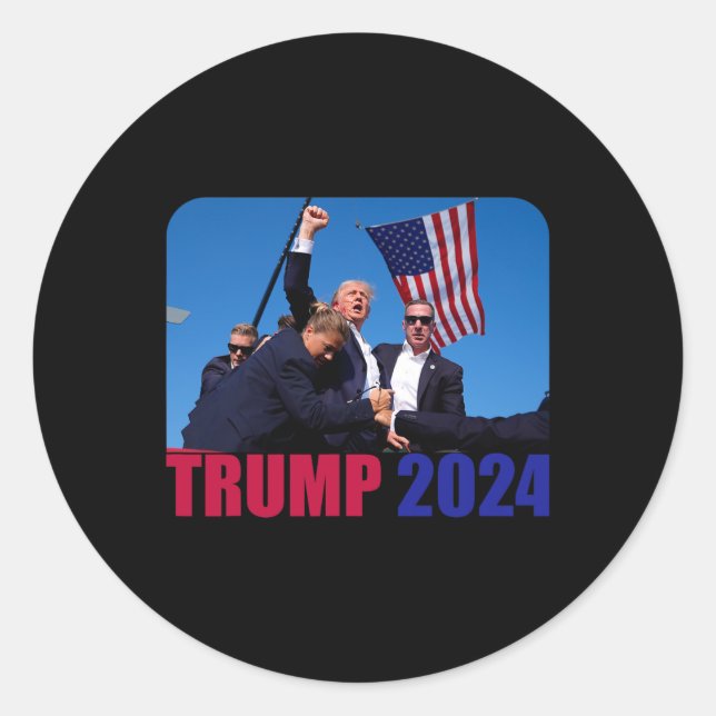 Sticker Rond Rallye de Pennsylvanie ne tirant pas aujourd'hui 1 (Devant)