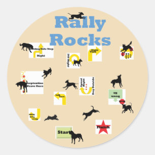 Sticker Rond Rallye Rocks