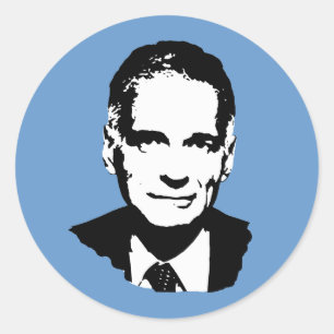 Sticker Rond Ralph Nader