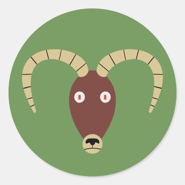 Sticker Rond Ram (Devant)