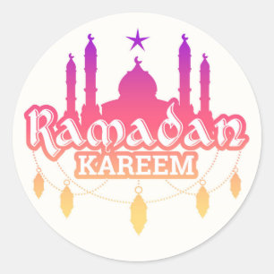 Sticker Rond Ramadan