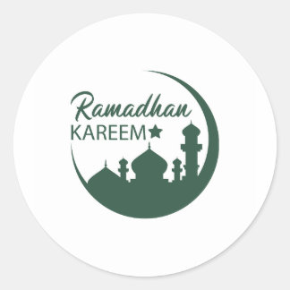 Sticker Rond Ramadan Kareem