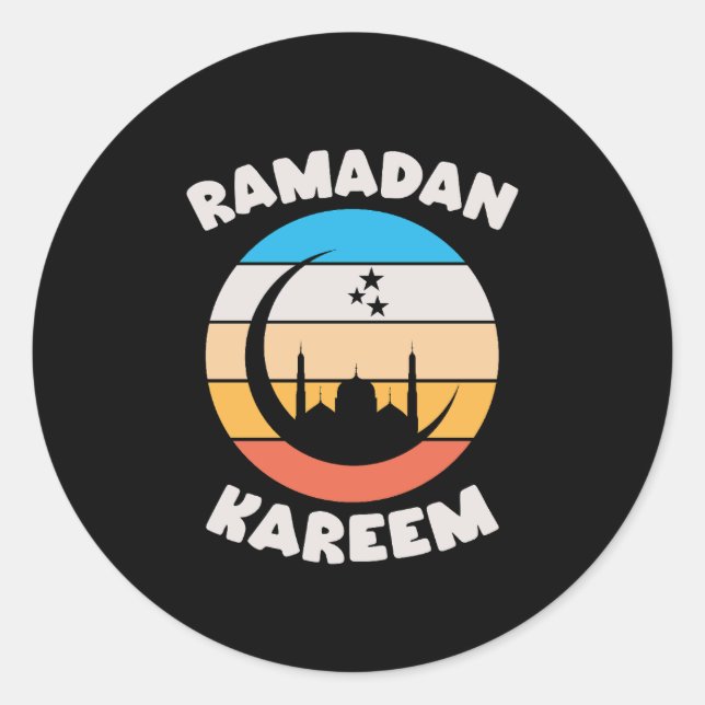 Sticker Rond ramadan kareem (Devant)