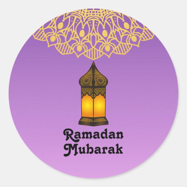 Sticker Rond Ramadan Kareem Holiday (Devant)