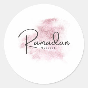 Sticker Rond Ramadan Mubarak karem