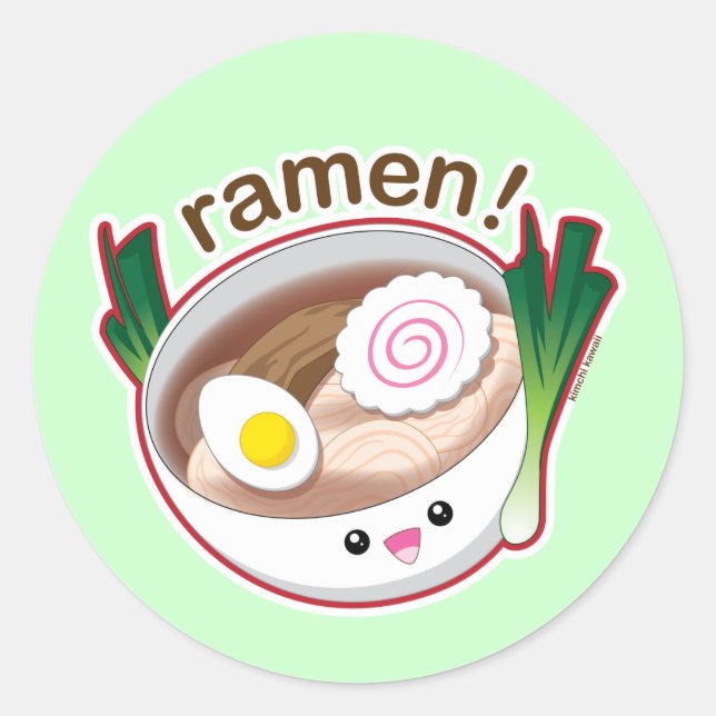 Sticker Rond Ramen ! (Devant)