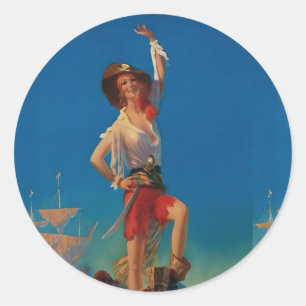Sticker Rond Ramener le trésor d'Edward Mason Egglest