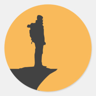 Sticker Rond Randonnée