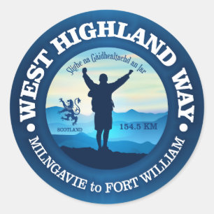 Sticker Rond Randonnée (West Highland Way)