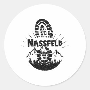 Sticker Rond Randonneur Nfeld Kärnten Autriche Vacances