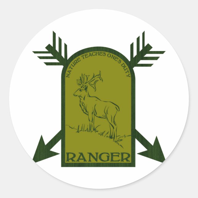 Sticker Rond Ranger (Devant)