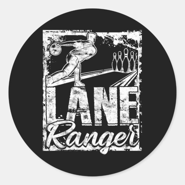 Sticker Rond Ranger de Bowling Lane (Devant)