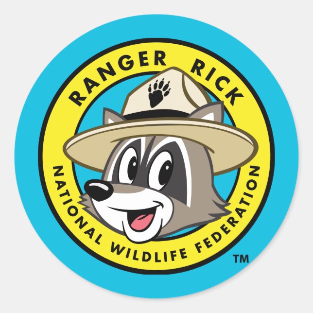 Sticker Rond Ranger Rick | Logo Ranger Rick (Devant)