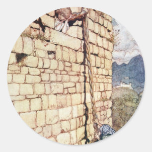 Sticker Rond Rapunzel